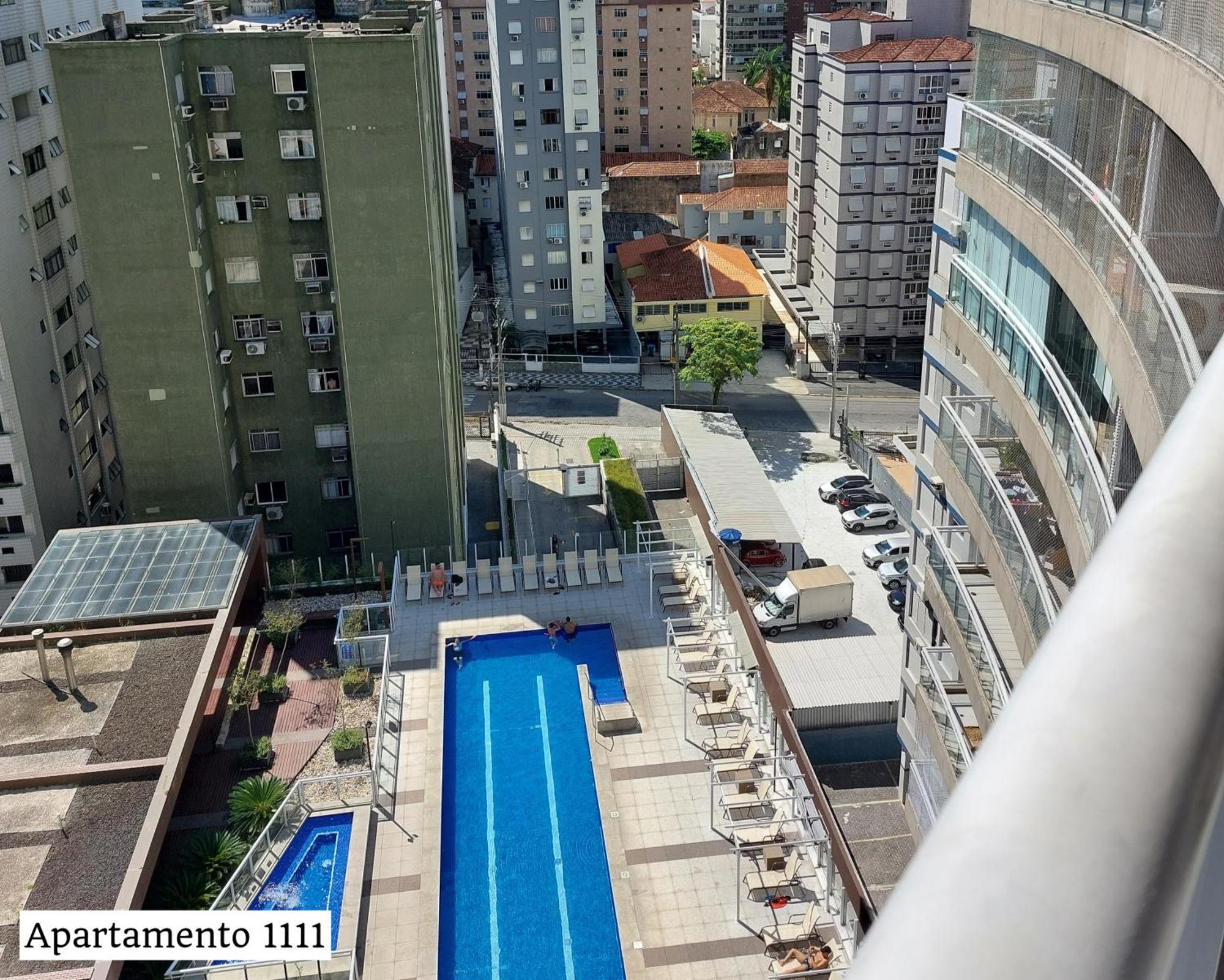 Book Santos - Condominio Unlimited - Apartamento Com Vista Mar E Apartamento Com Vista Piscina Екстериор снимка
