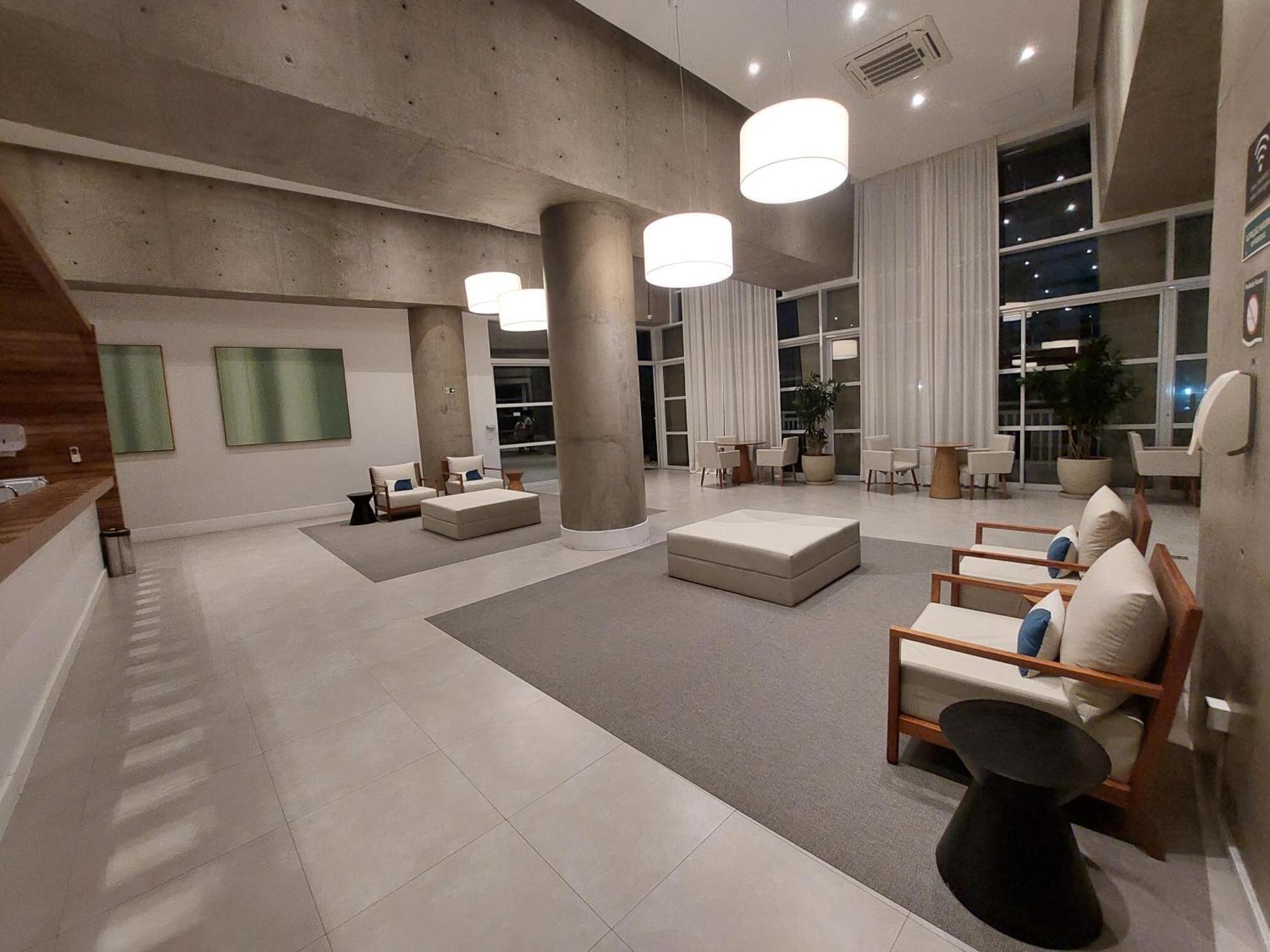 Book Santos - Condominio Unlimited - Apartamento Com Vista Mar E Apartamento Com Vista Piscina Екстериор снимка
