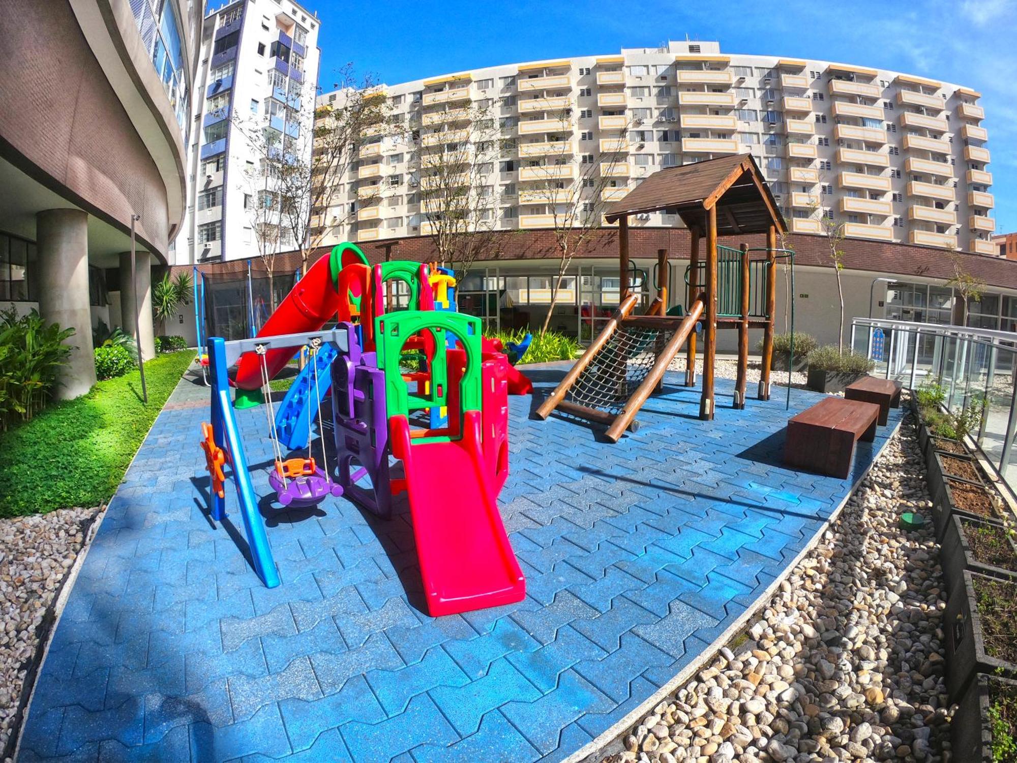 Book Santos - Condominio Unlimited - Apartamento Com Vista Mar E Apartamento Com Vista Piscina Екстериор снимка