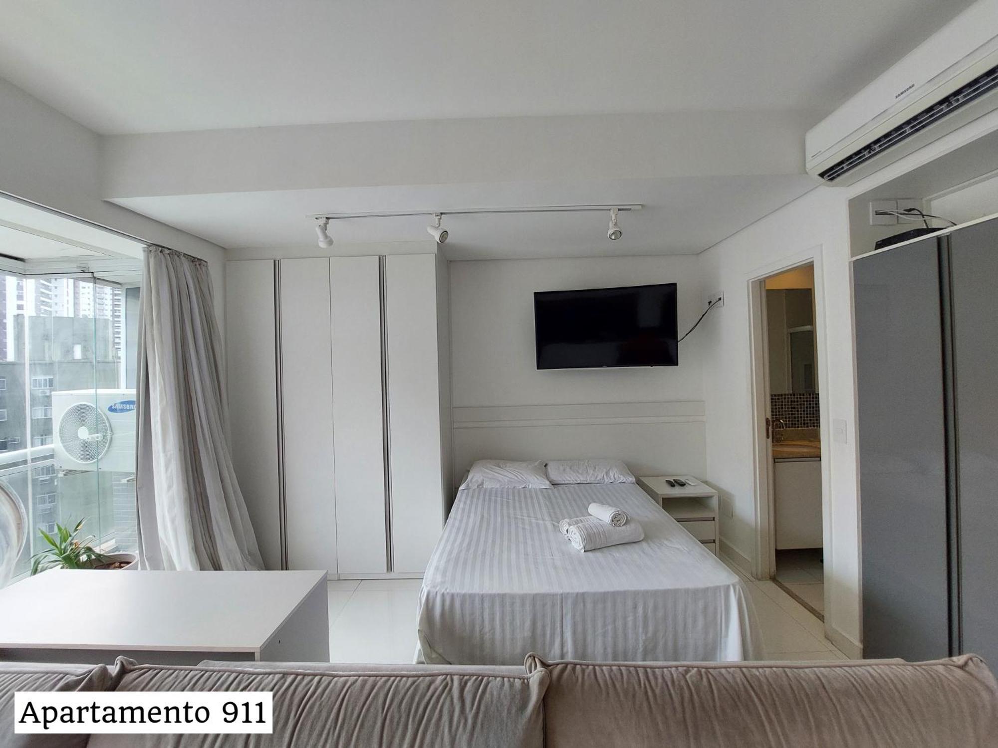 Book Santos - Condominio Unlimited - Apartamento Com Vista Mar E Apartamento Com Vista Piscina Екстериор снимка