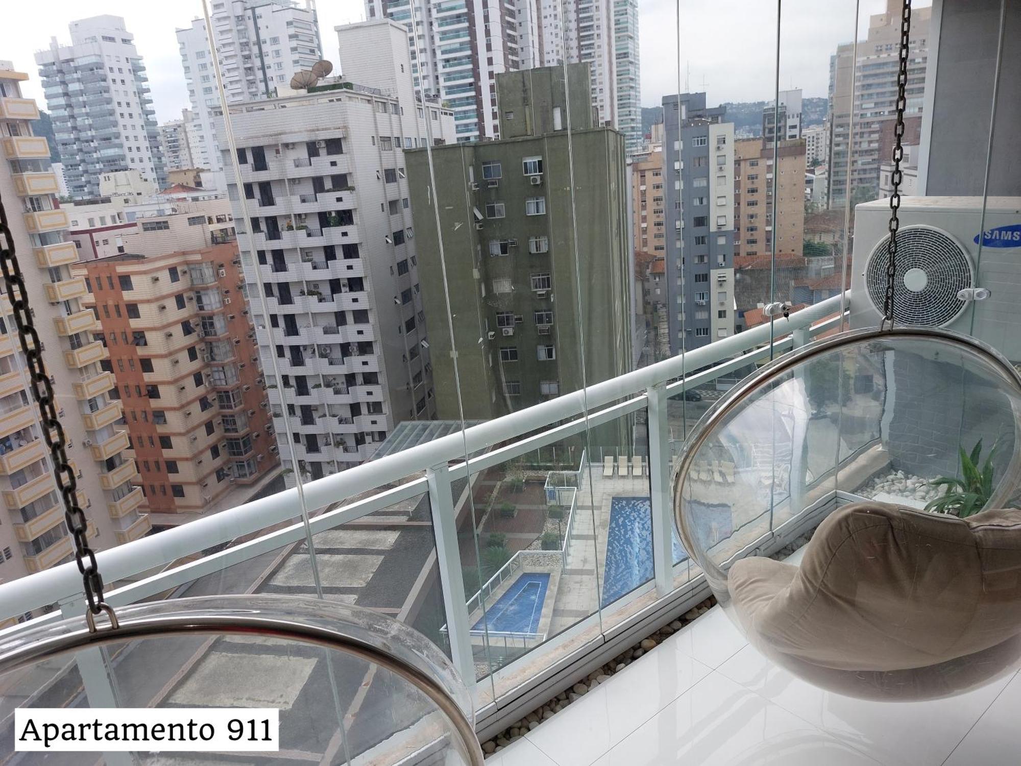 Book Santos - Condominio Unlimited - Apartamento Com Vista Mar E Apartamento Com Vista Piscina Стая снимка