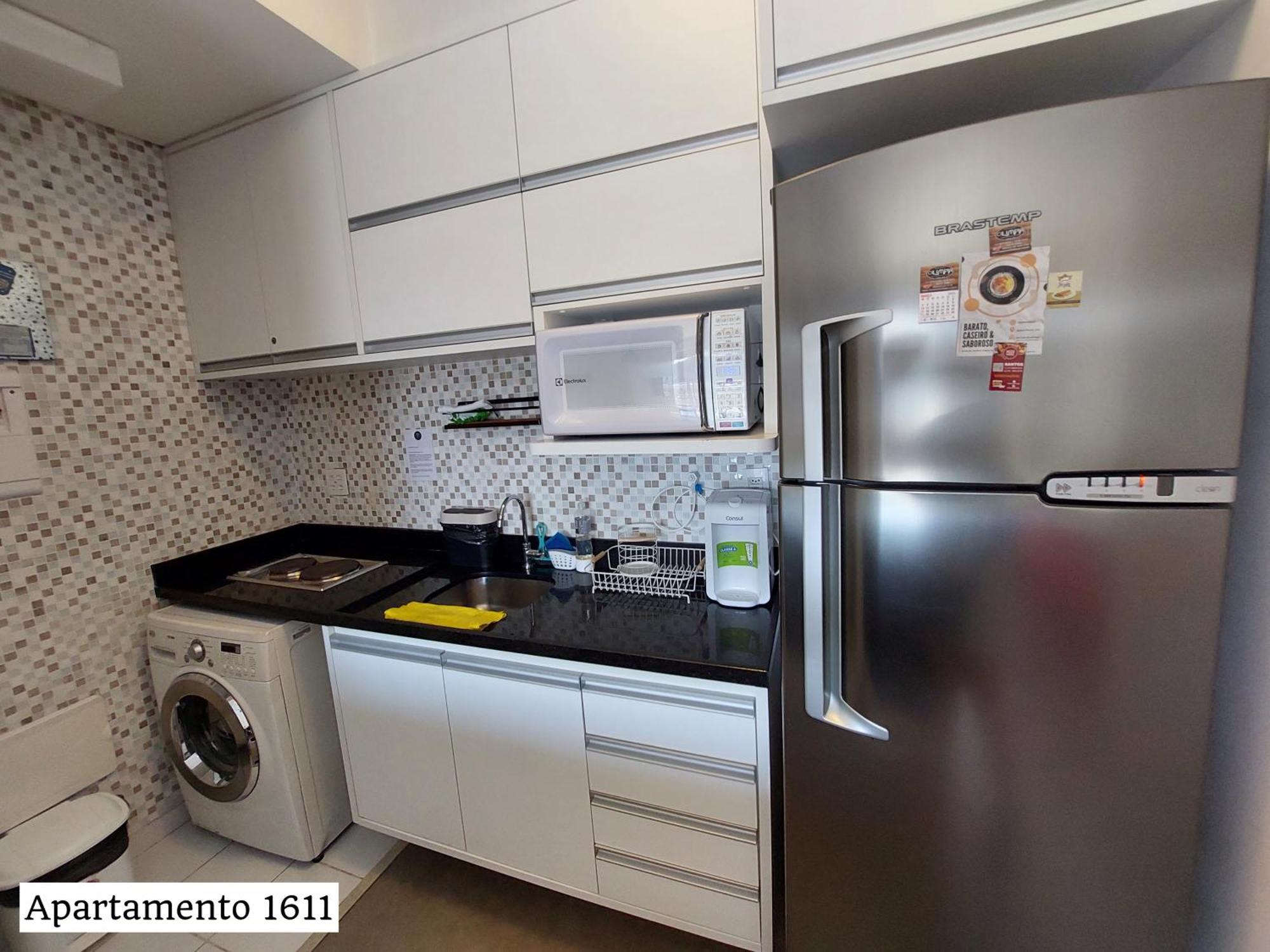 Book Santos - Condominio Unlimited - Apartamento Com Vista Mar E Apartamento Com Vista Piscina Стая снимка