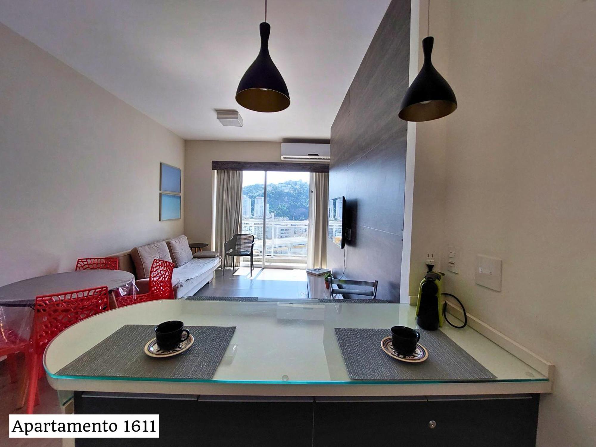 Book Santos - Condominio Unlimited - Apartamento Com Vista Mar E Apartamento Com Vista Piscina Стая снимка