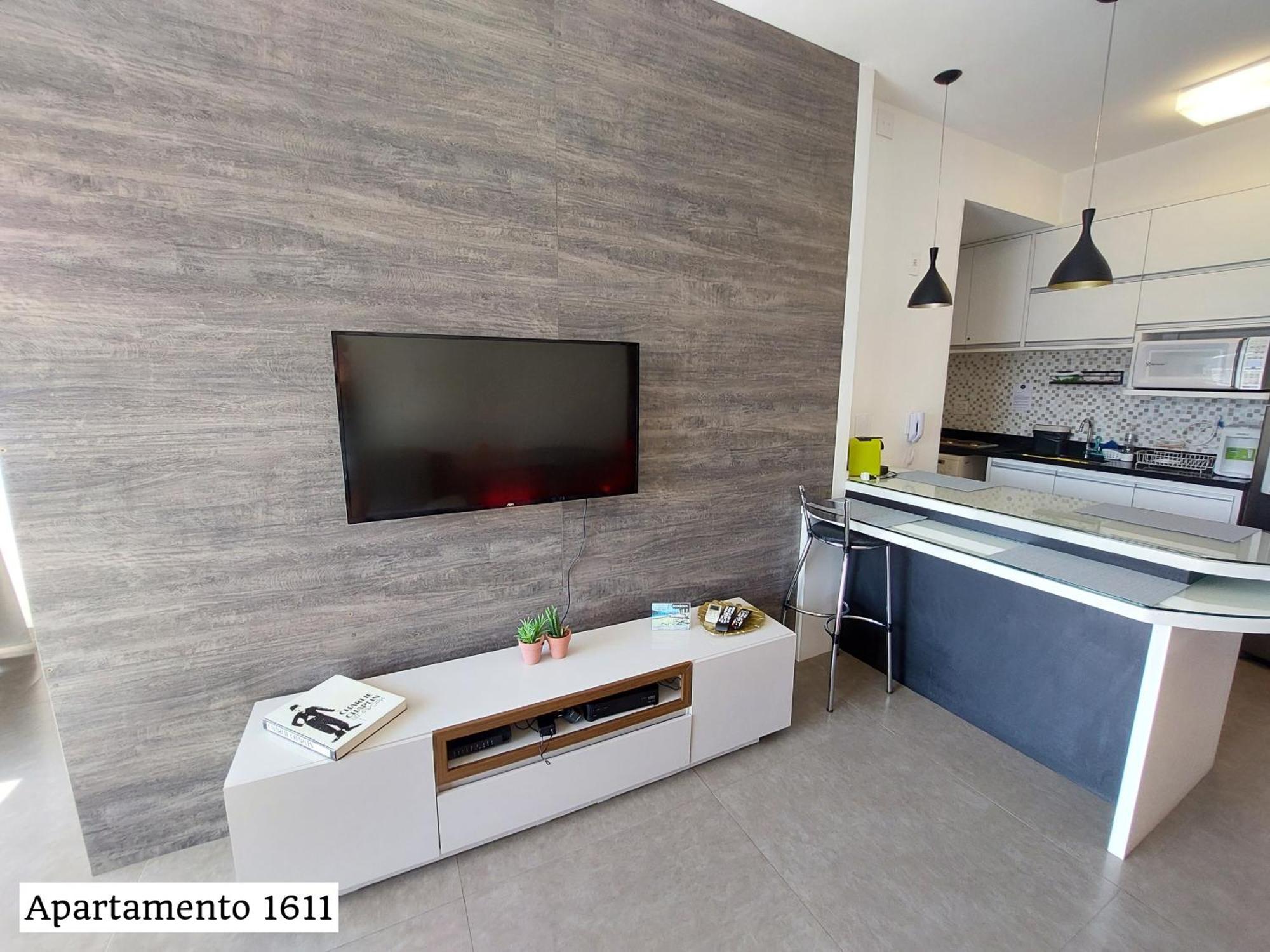 Book Santos - Condominio Unlimited - Apartamento Com Vista Mar E Apartamento Com Vista Piscina Стая снимка