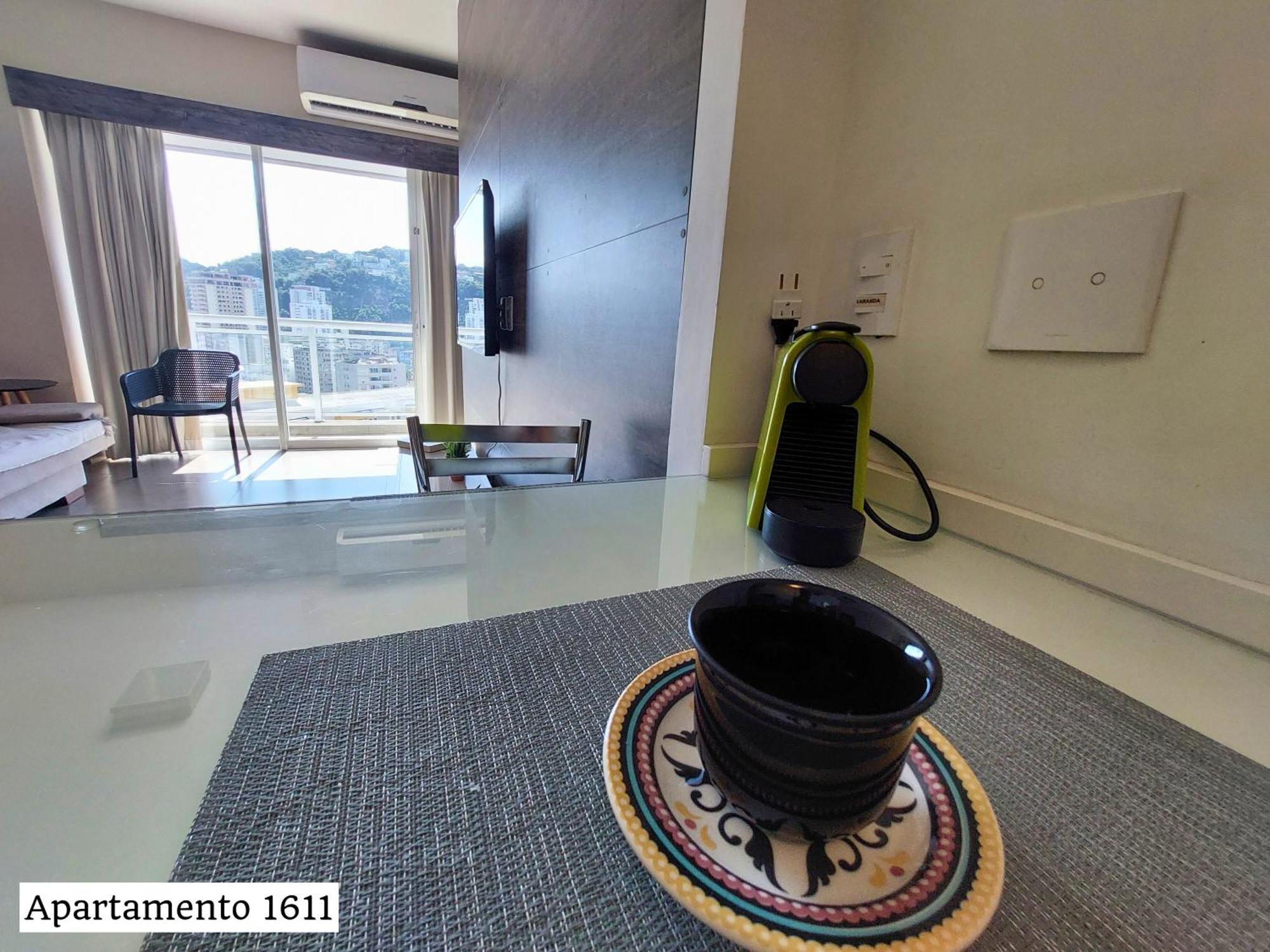 Book Santos - Condominio Unlimited - Apartamento Com Vista Mar E Apartamento Com Vista Piscina Стая снимка