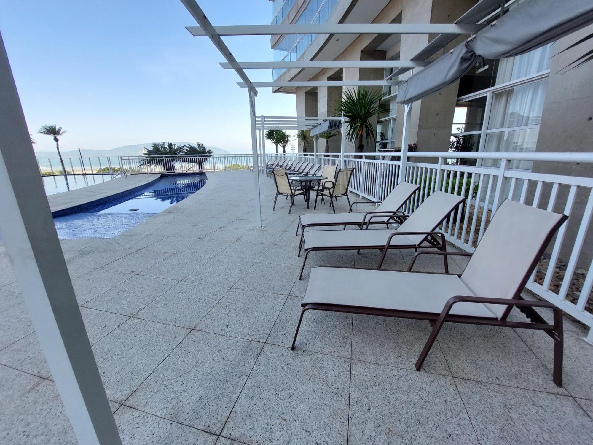 Book Santos - Condominio Unlimited - Apartamento Com Vista Mar E Apartamento Com Vista Piscina Екстериор снимка