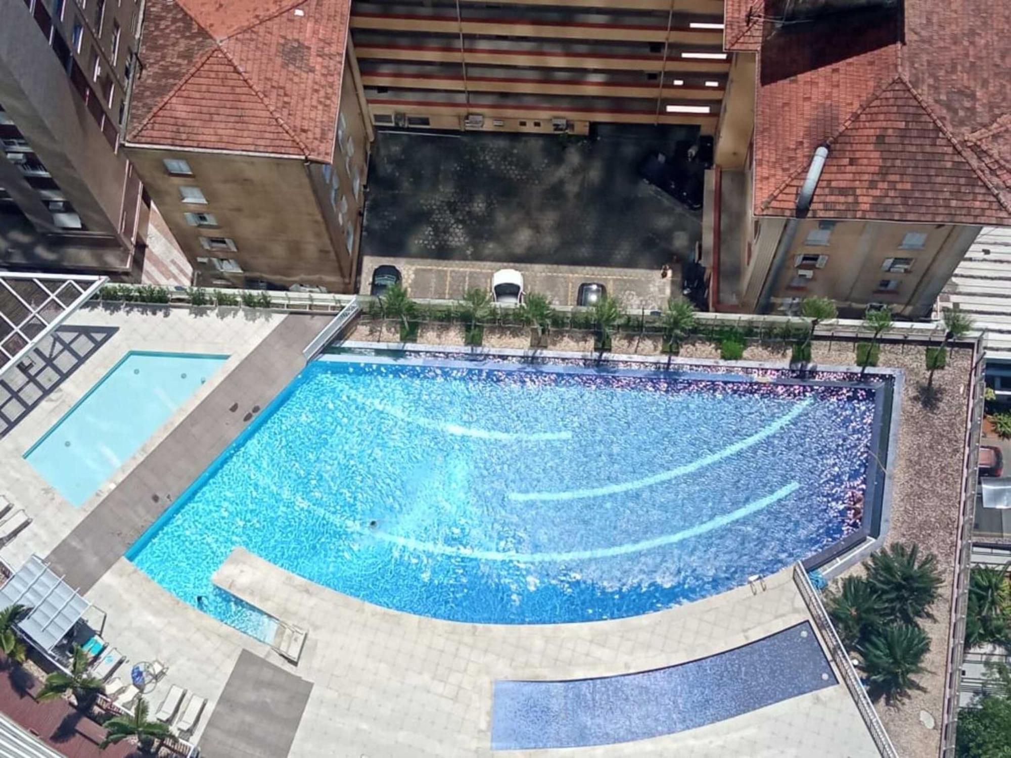Book Santos - Condominio Unlimited - Apartamento Com Vista Mar E Apartamento Com Vista Piscina Екстериор снимка